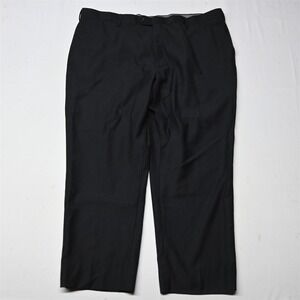 Tiglio Luxe 42x29 Black Super 150s Wool Novello Suit Trousers Mens Dress Pants